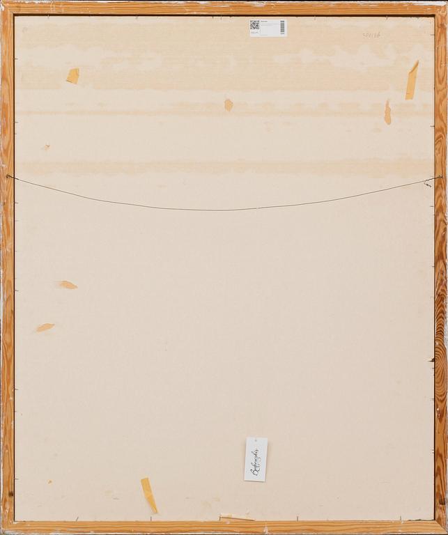 JÖRGEN WARING, mixed media on board, signed.