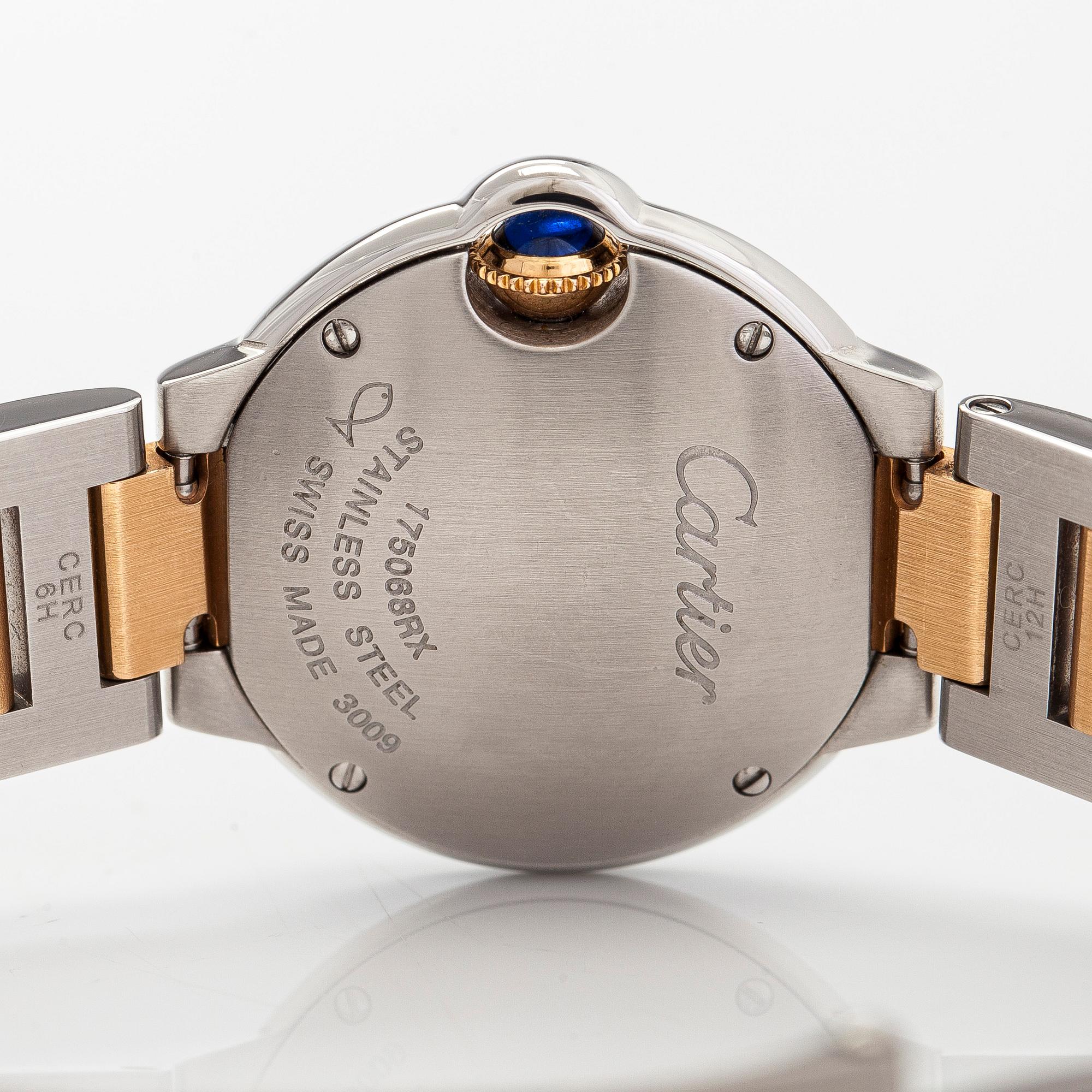 Cartier, Ballon Bleu, wristwatch, 28 mm.