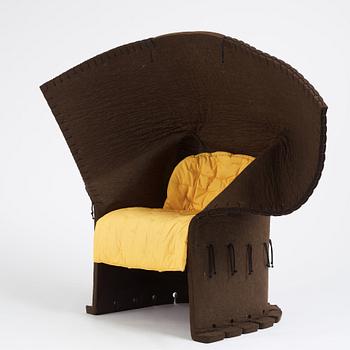 Gaetano Pesce, a 'Feltri Chair' easy chair, Cassina, post 1986.