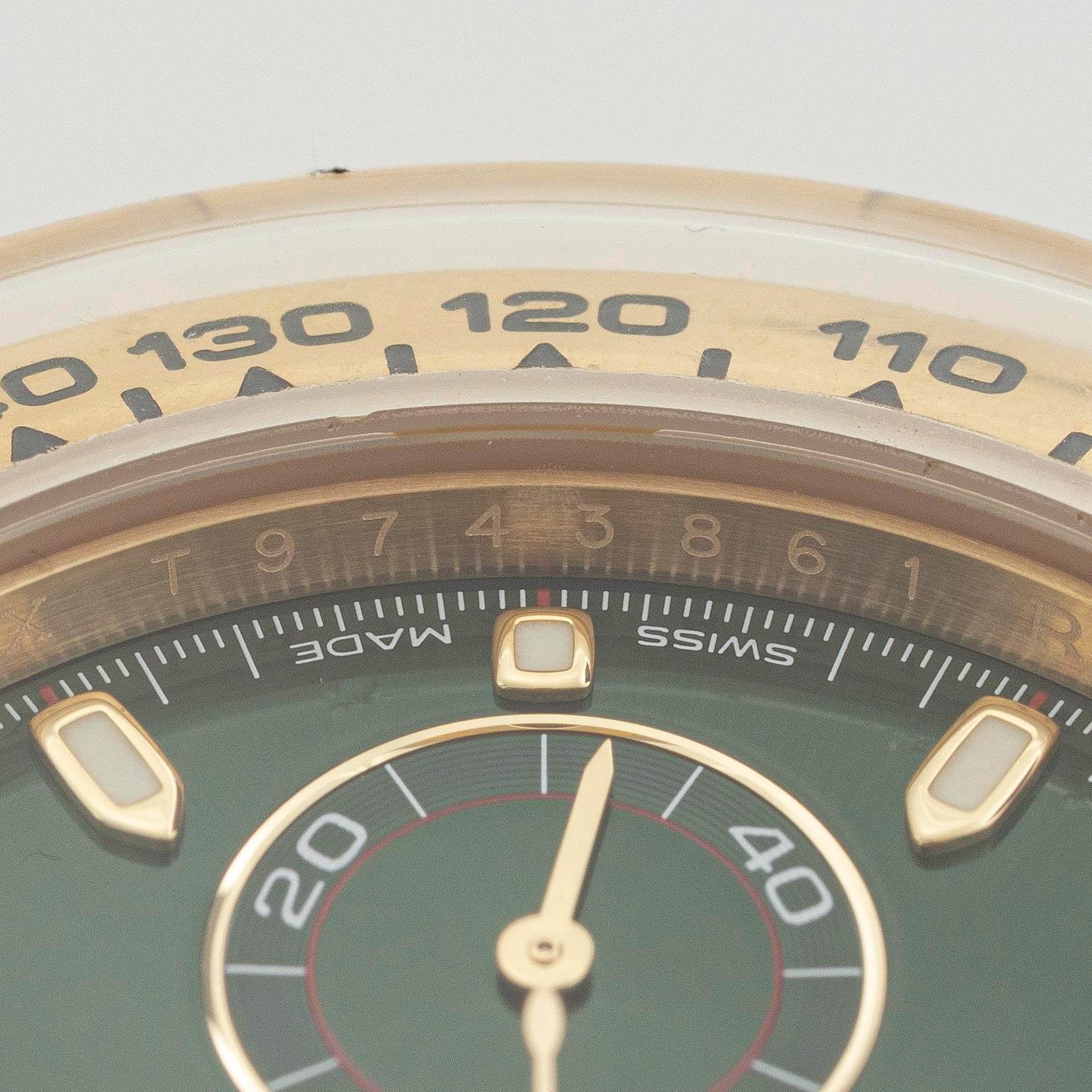 Rolex, Cosmograph, Daytona, "Green Dial", ca 2018.