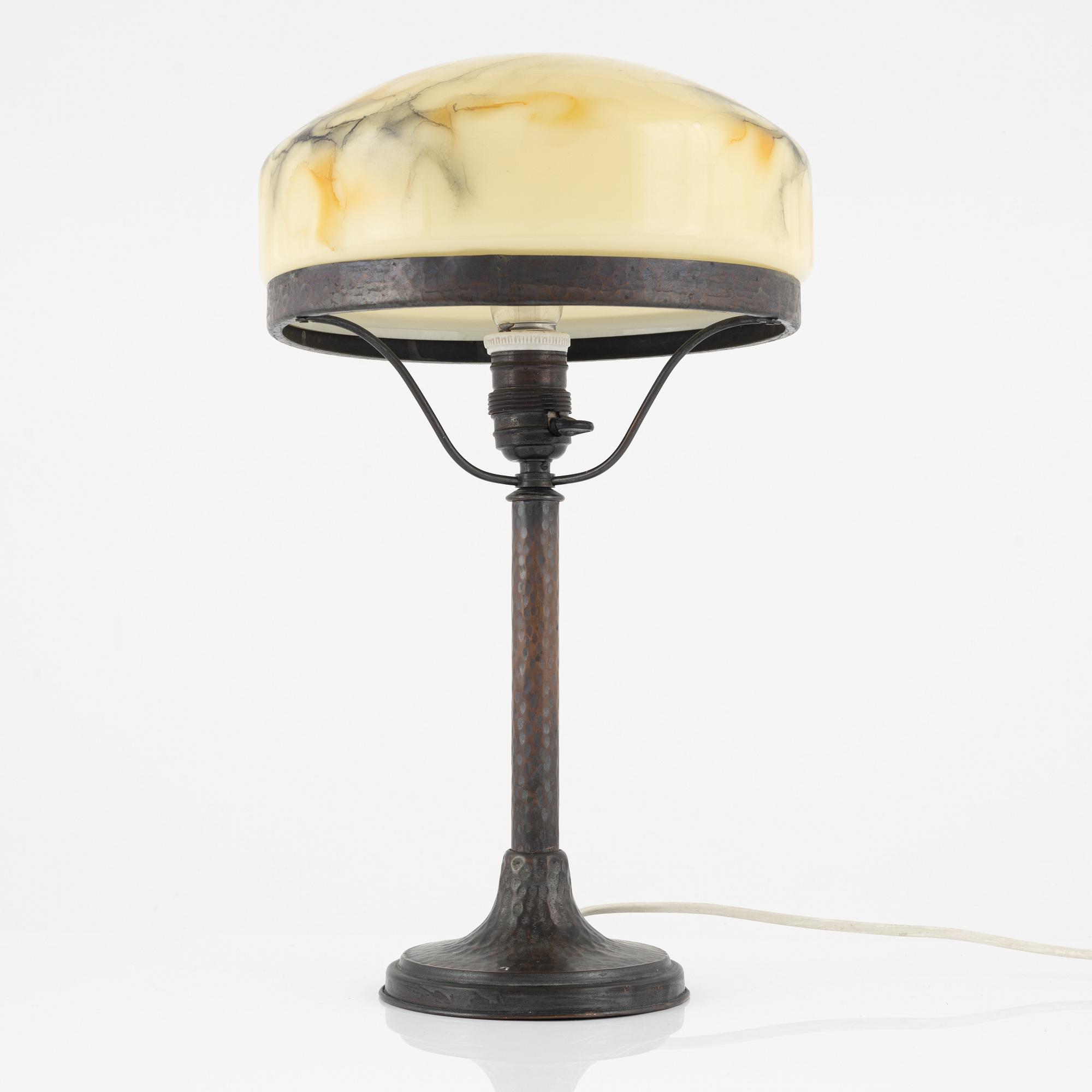 Bordslampa, jugend, 1900-talets början.