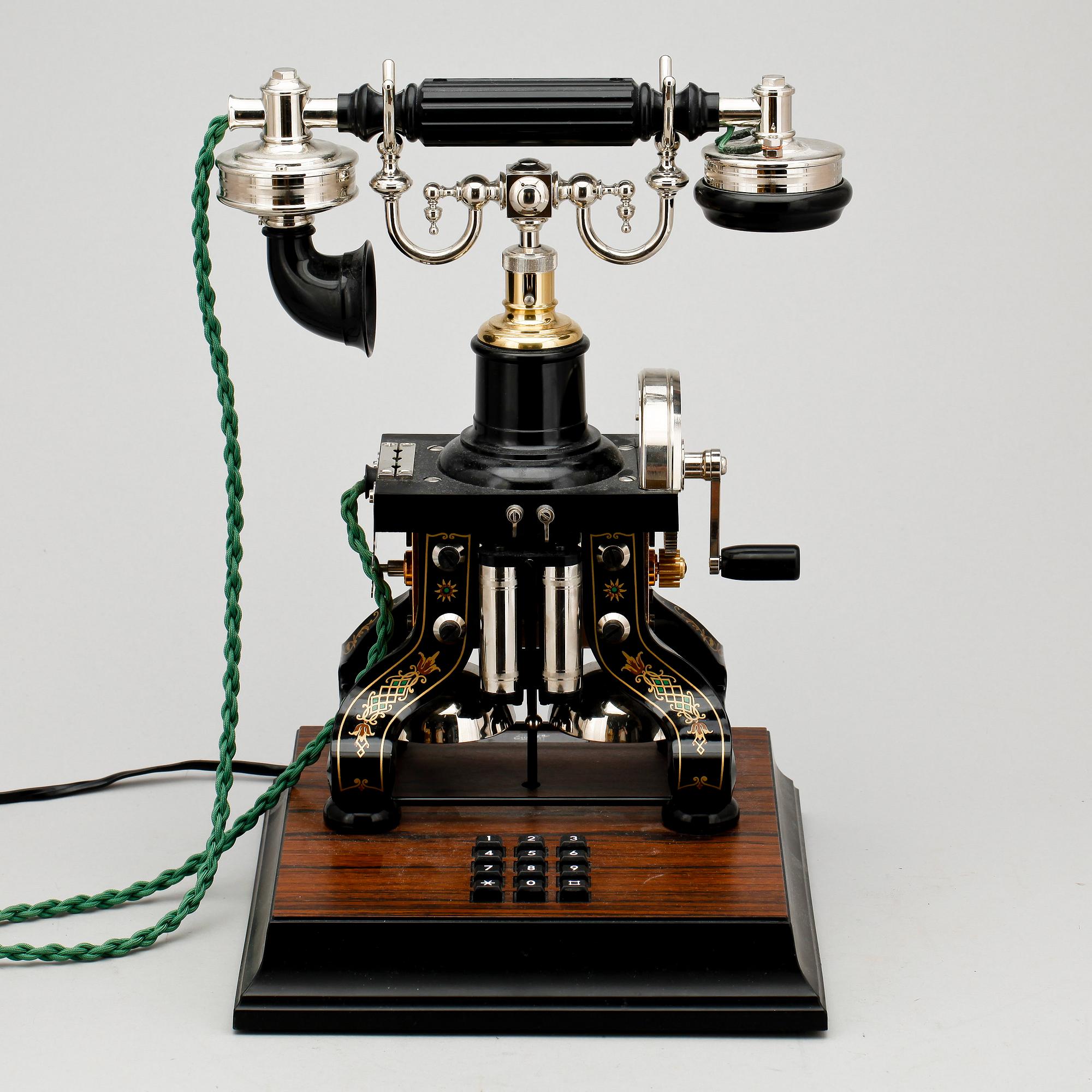TELEFON, jubileumsmodell efter "Taxen", LM Ericsson, 1980-tal.
