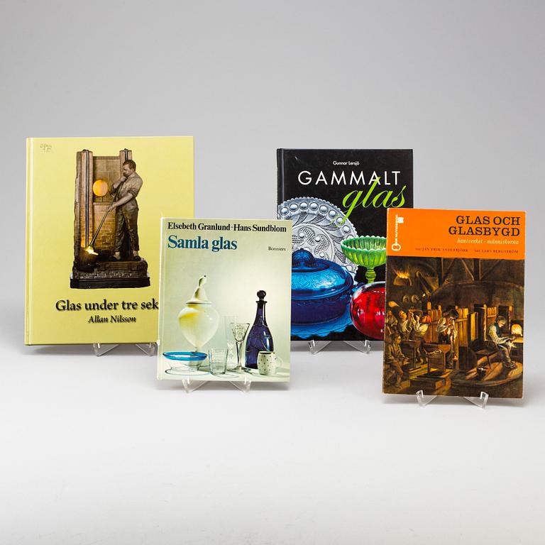 a lot of books about swedish and norwegian glass, including "Svenskt glas", Jan Brunius, Elisa Steeberg, 1995.