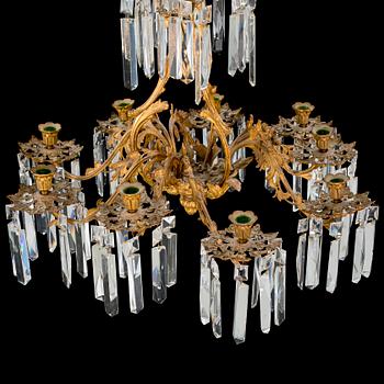 A chandelier from around the turn of the century 1900.