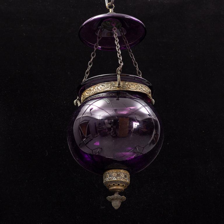 A late 19th century ceiling light.