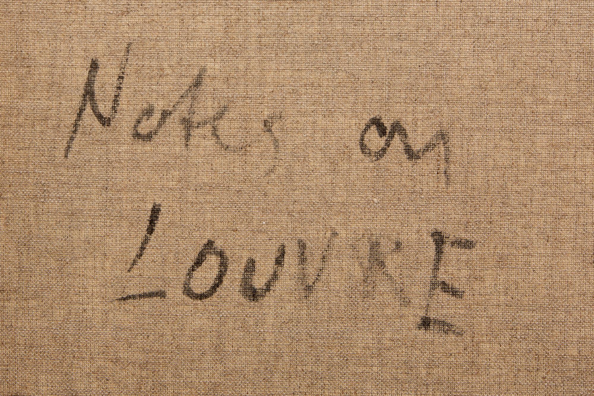 Jette L Ranning, oil on canvas, A verso signed, dated.