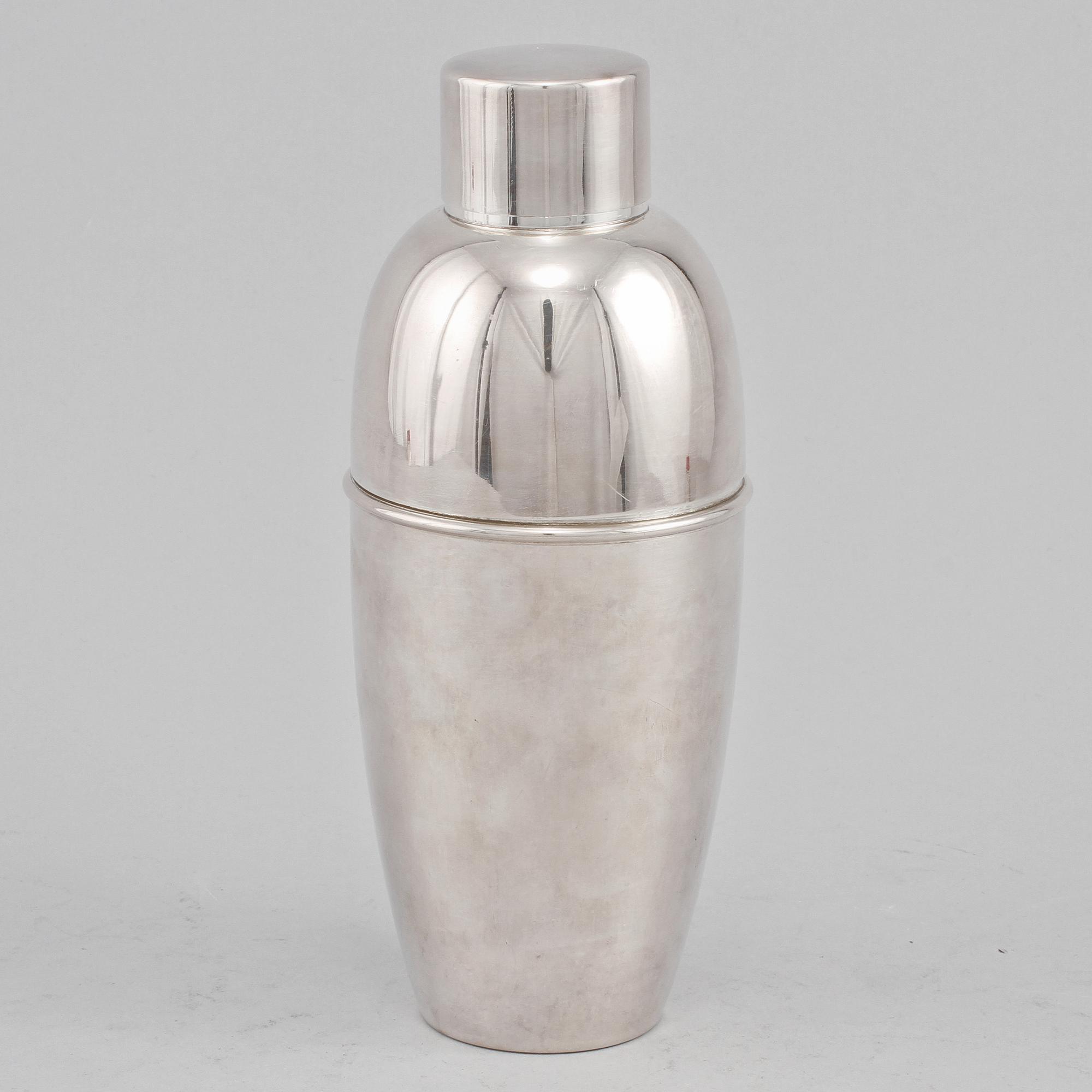 SHAKER, nysilver, CG Hallberg, omkring 1900-talets mitt.