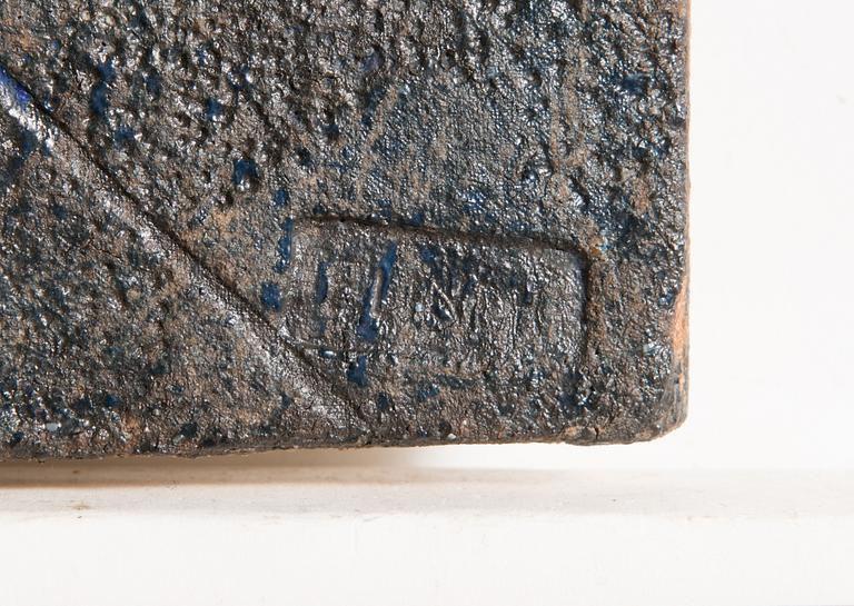 Francesca Mascitti-Lindh,, A stoneware relief, signed F. Lindh Arabia.