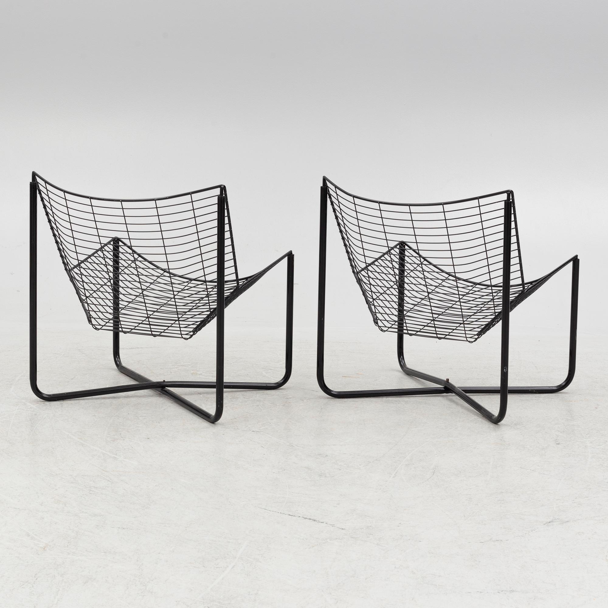 Niels Gammelgaard, a pair of 'Järpen' armchairs and tables, IKEA.