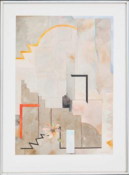 Bent Holstein, watercolour signed and dated 86.