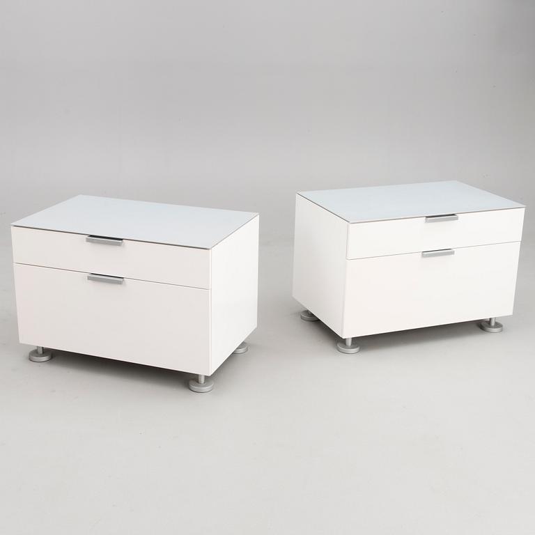 Two 21st century French, "Everywhere", nightstands for Ligne Roset.