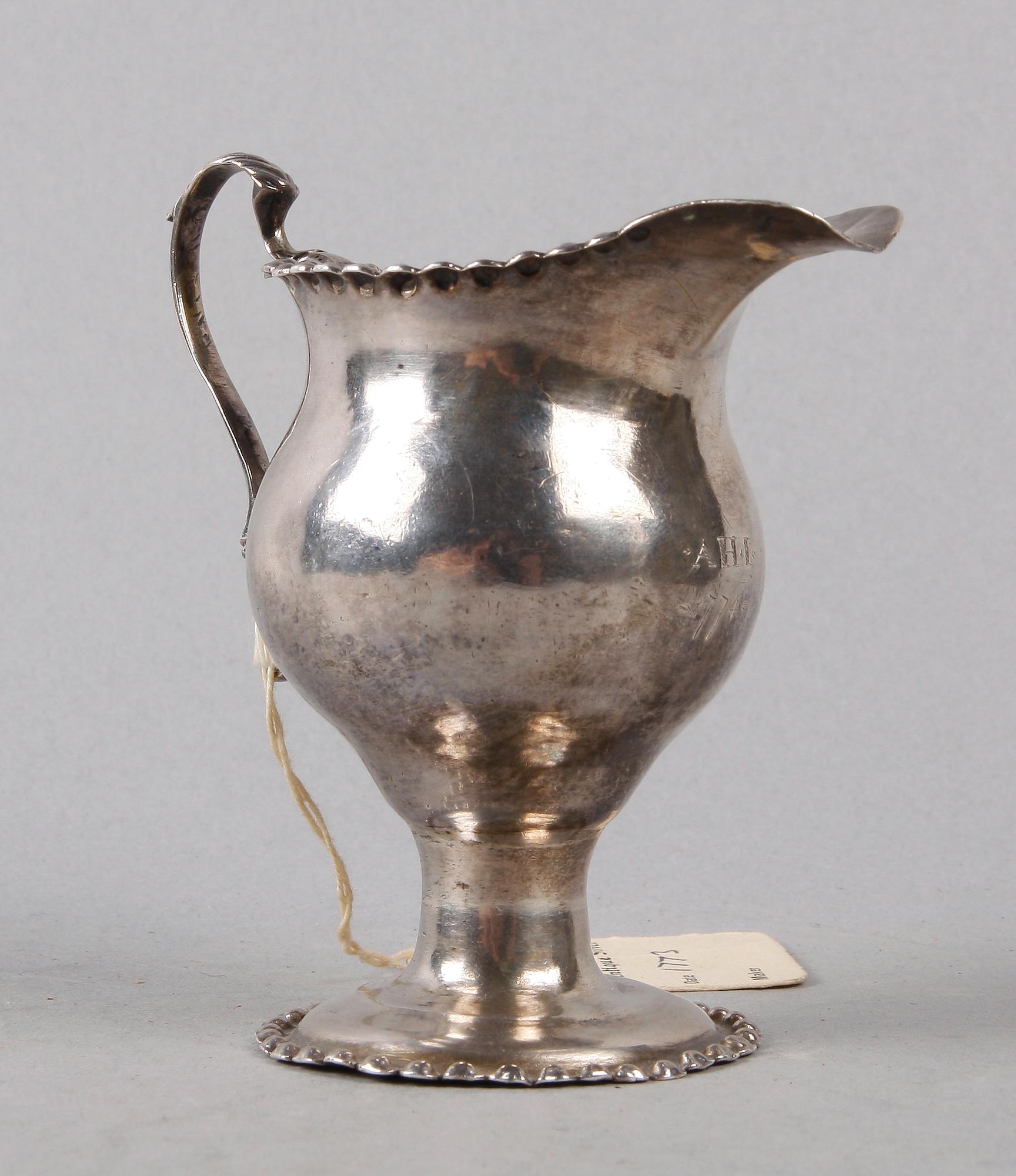 KANNA, silver, Nathaniel Appleton & Ann Smith, London, England, 1773.