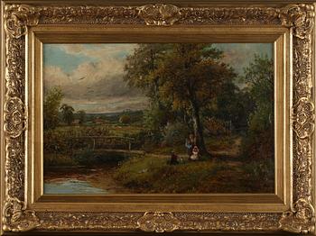 ROBERT JOHN HAMMOND, olja på duk, signerad och daterad 1896.