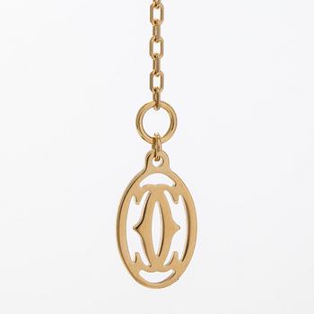 Cartier, an 18K gold 'd'Amour' necklace, with a ca 0.05 ct brilliant-cut diamond.