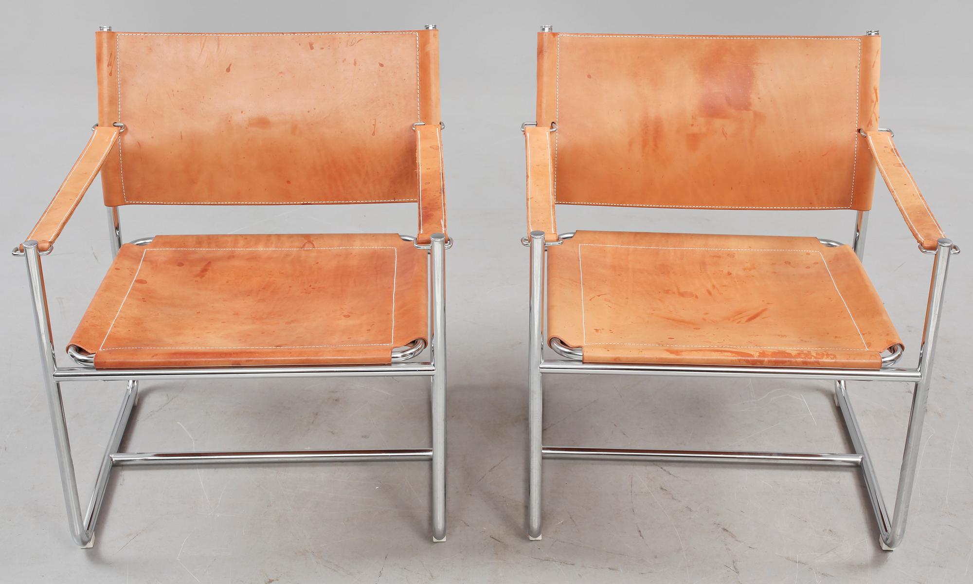KARMFÅTÖLJER, ett par, "Amiral", Karin Mobring, Ikea, 1970-tal.