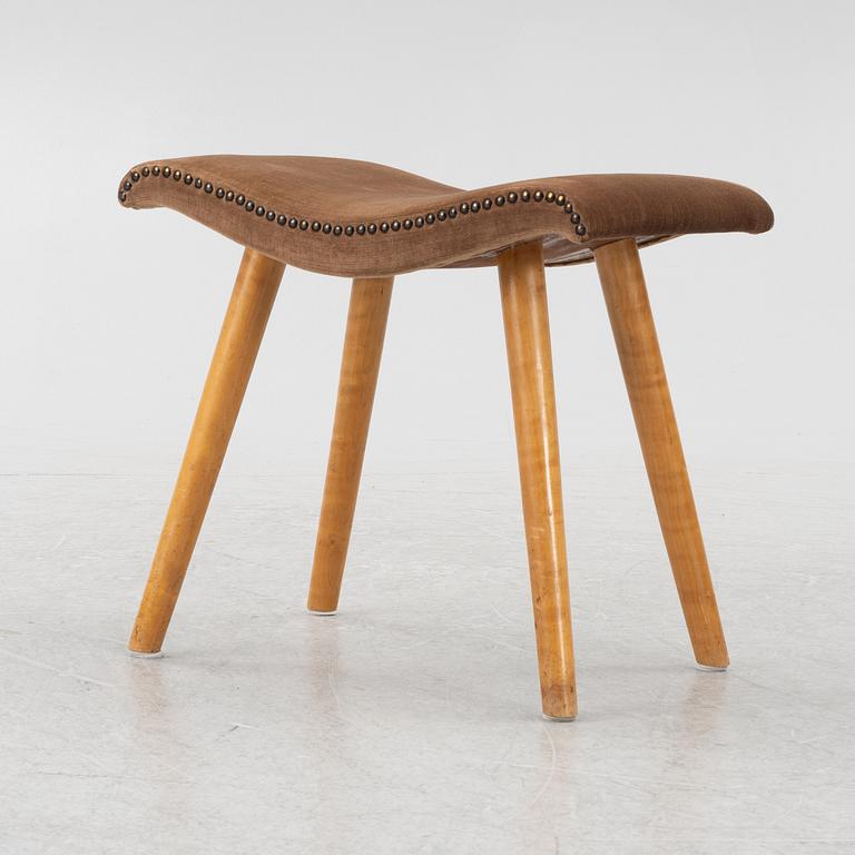 Stool, Swedish Modern, 1940s.
