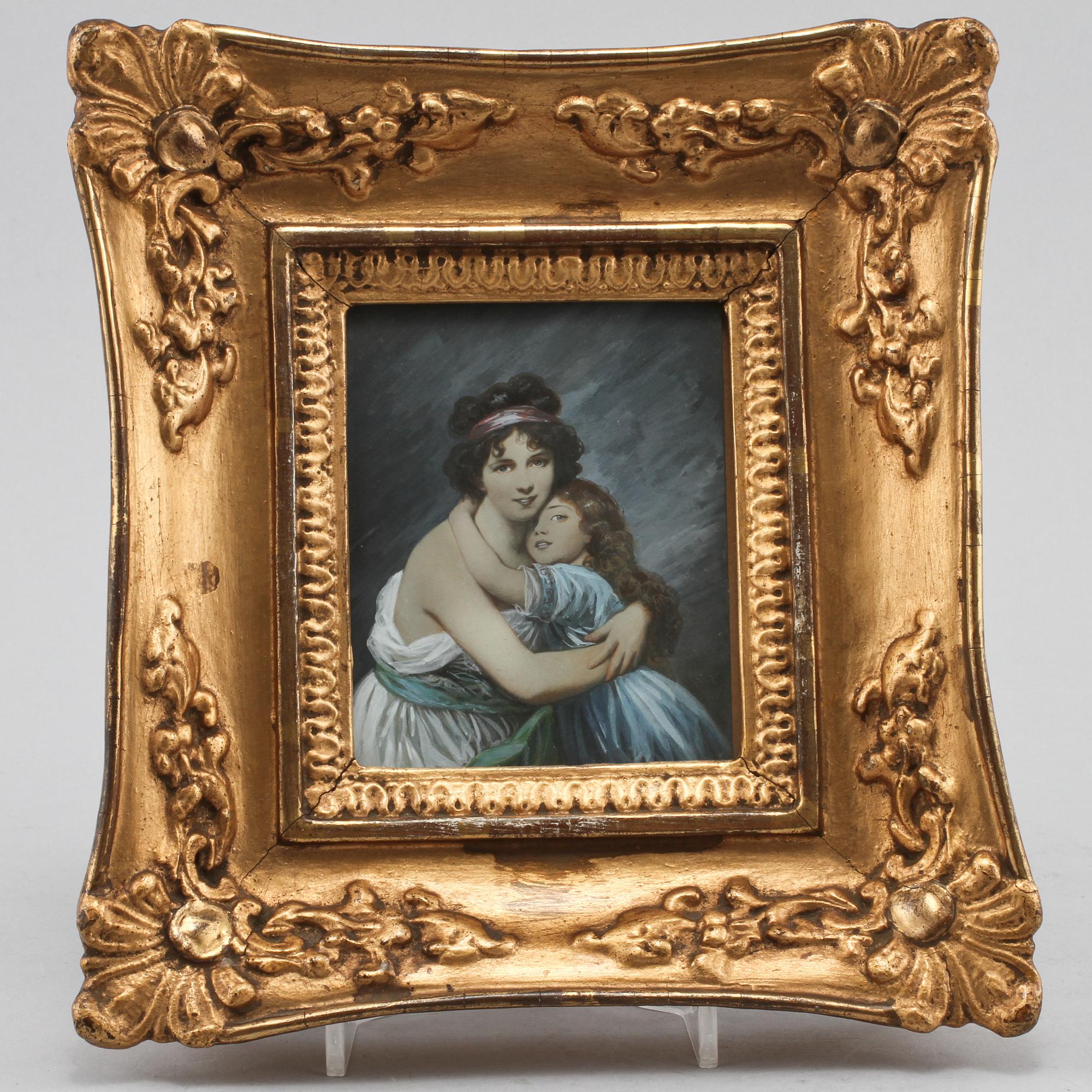 ELISABETH VIGÉE-LEBRUN, efter, miniatyrmålning.