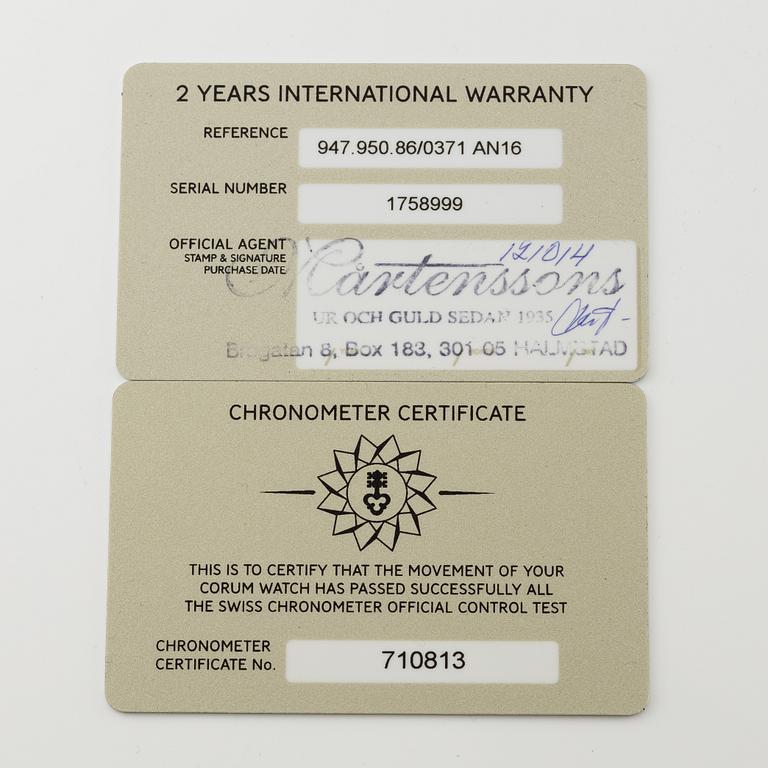 Corum, Admiral’s Cup, Seafender 48, Deep Dive, "Limited Edition", armbandsur, 48 mm.