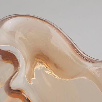 ALVAR AALTO, VAS, 'Savoy', glas, signerad Alvar Aalto Iittala 1936-1996.