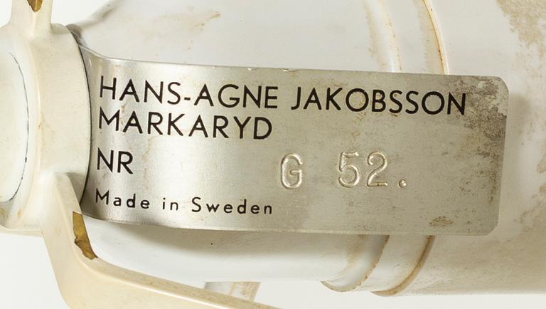 HANS-AGNE JAKOBSSON, golv-samt taklampa.
