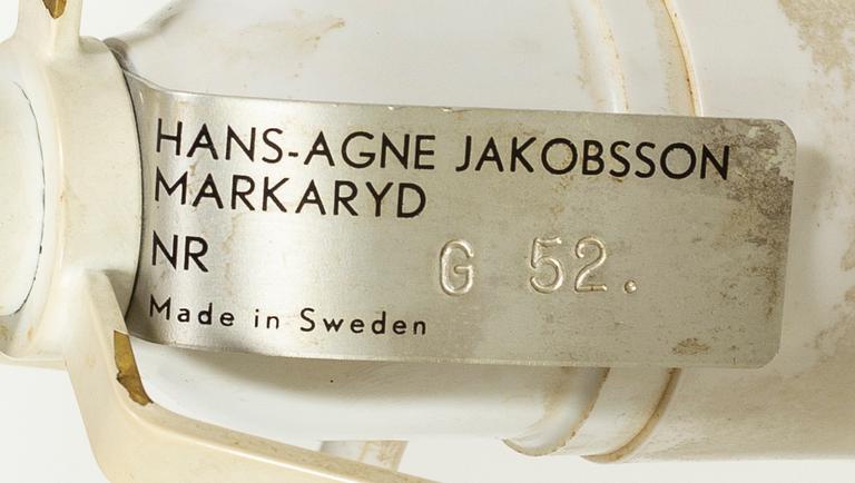 HANS-AGNE JAKOBSSON, golv-samt taklampa.