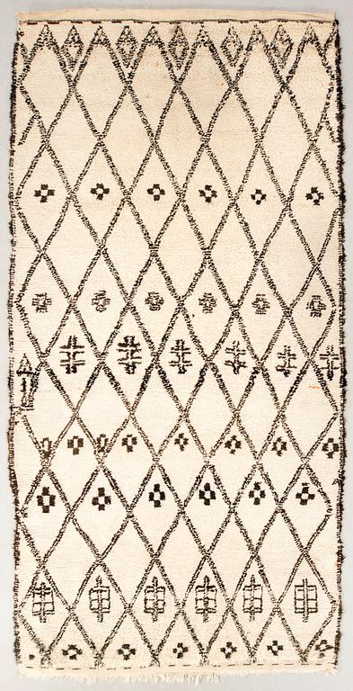Moroccan Rug, approximately 375x188 cm.