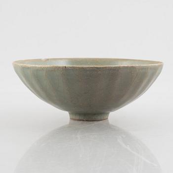 A celadon bowl, Joseon dynasty or possibly Yuan.