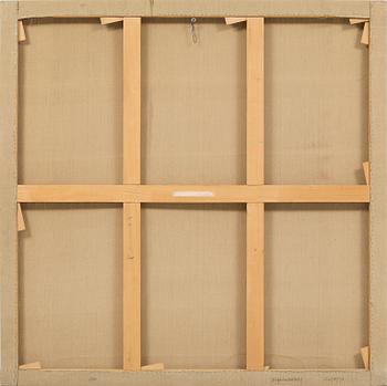 JACQUES MARTINEZ, troligen akryl på duk, signerad och daterad 20/VI/74 á tergo.