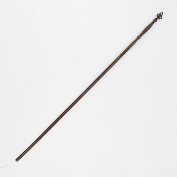 Iron cubit measure, dated 1720.