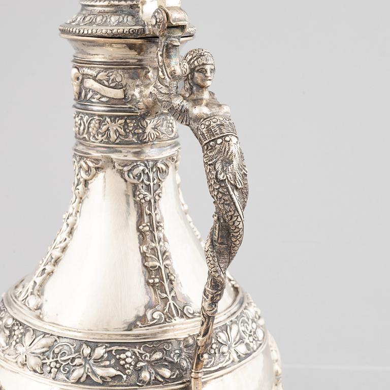 Karaff, silver, 1900-tal.