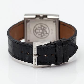 Hermès, Belt, wristwatch, 26 x 30 mm.