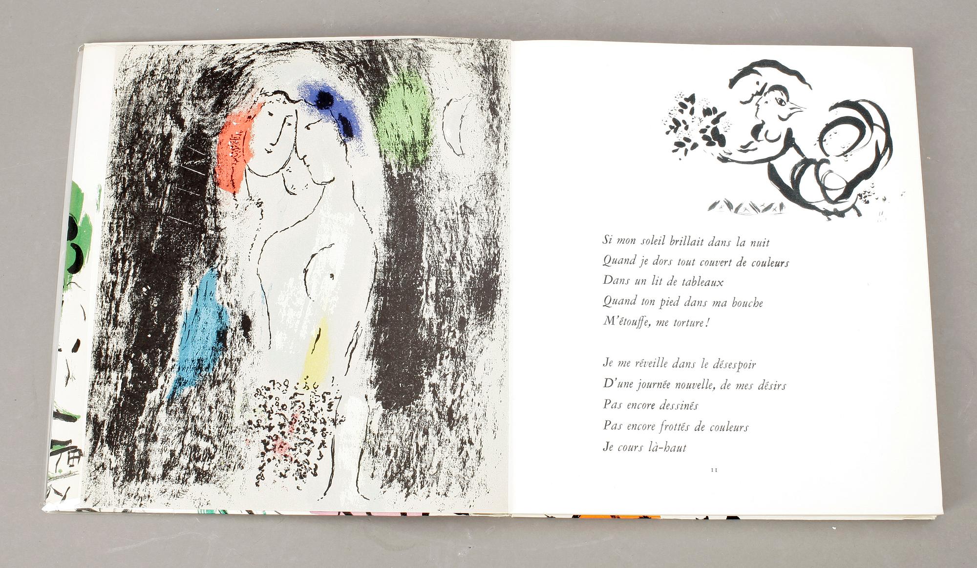 BOK, "Chagall",  Lassaigne, Jaques, Maeght Editeur, första upplagan, Paris, 1957.