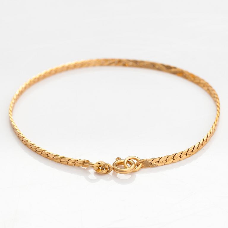 Rannekoru, 14K kultaa.