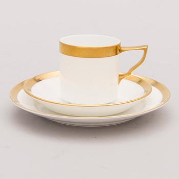 KARIN BJÖRQUIST, 17 parts coffee set in bone china made by Rörstrand, designed 1990.