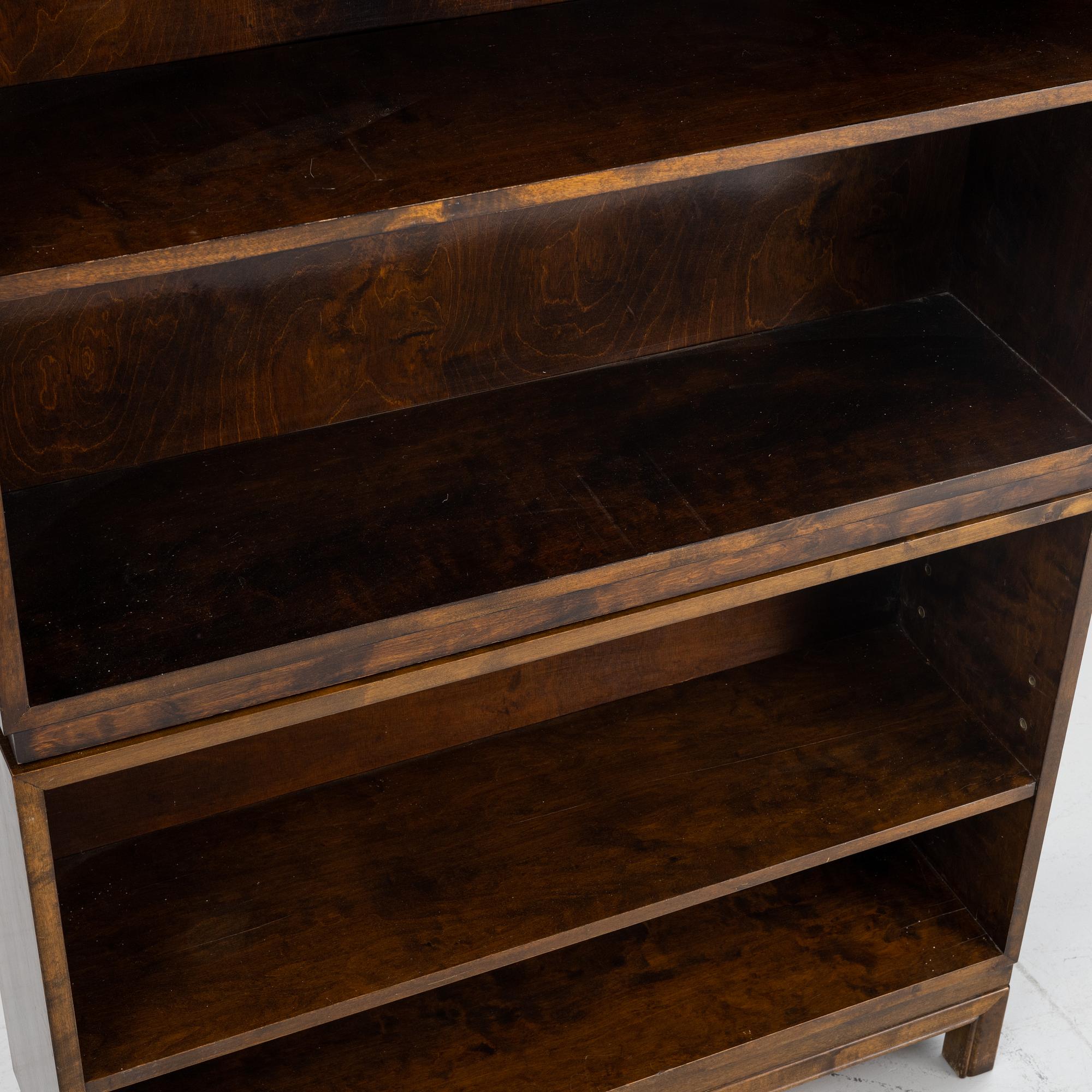 Axel Einar Hjorth, bokhyllor, två par, "Typenko", Nordiska Kompaniet, 1930-tal.