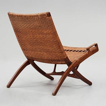 HANS J WEGNER, fällstol, "JH512" Johannes Hansen, Danmark, 1940-50-tal.