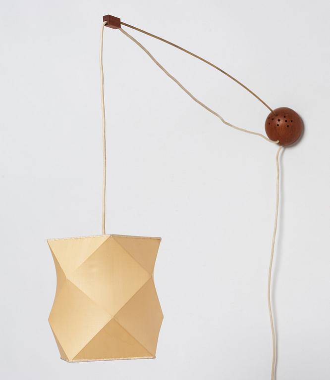 Hans Bergström, a wall lamp, model "421", ateljé Lyktan, Sweden 1940-50s.