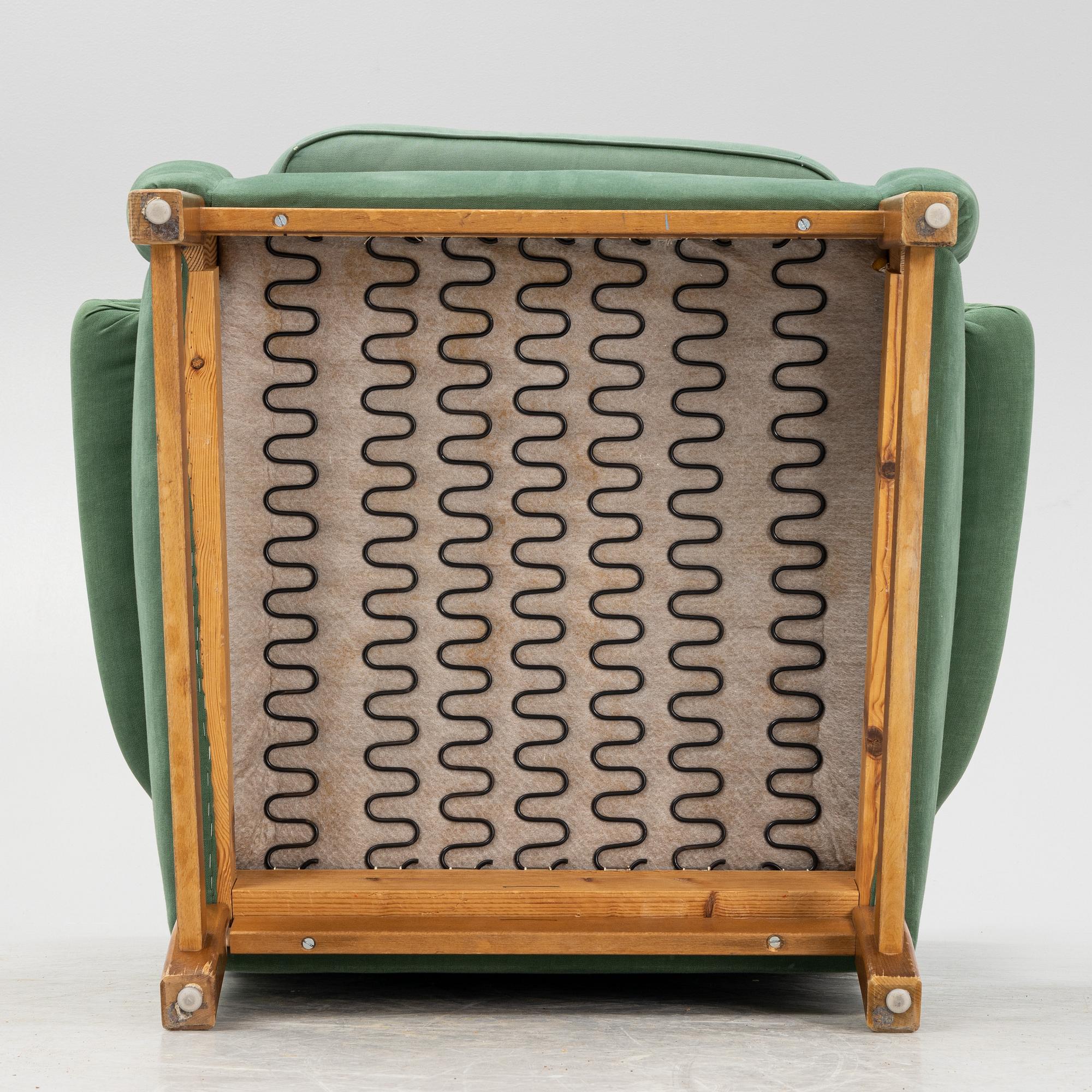 Ragnar Helsén, fåtölj, "Oxford", modell 3543, Stjernmöbler, Firma Svenskt Tenn,