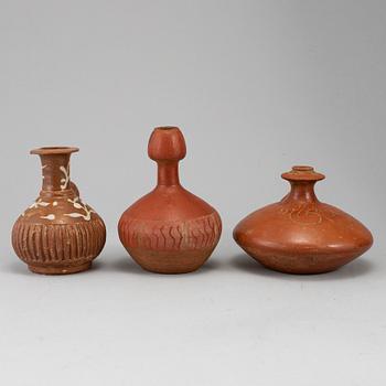 A group of three South East Asian kendis, 15th/16th Century.