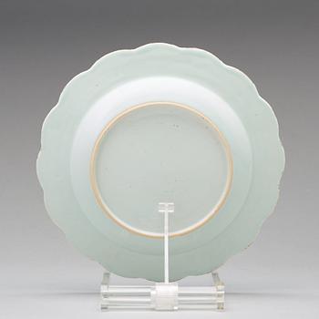 A set of 20 blue and white export porcelain dishes, Qing dynasty, Qianlong (1736-1795).