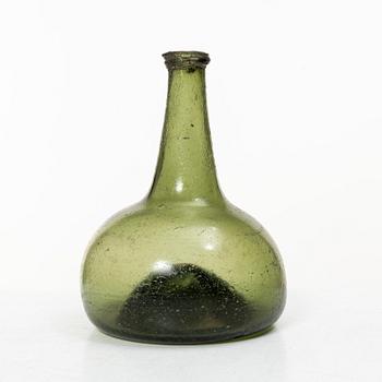 Bottle, glass, 17th-18th century.