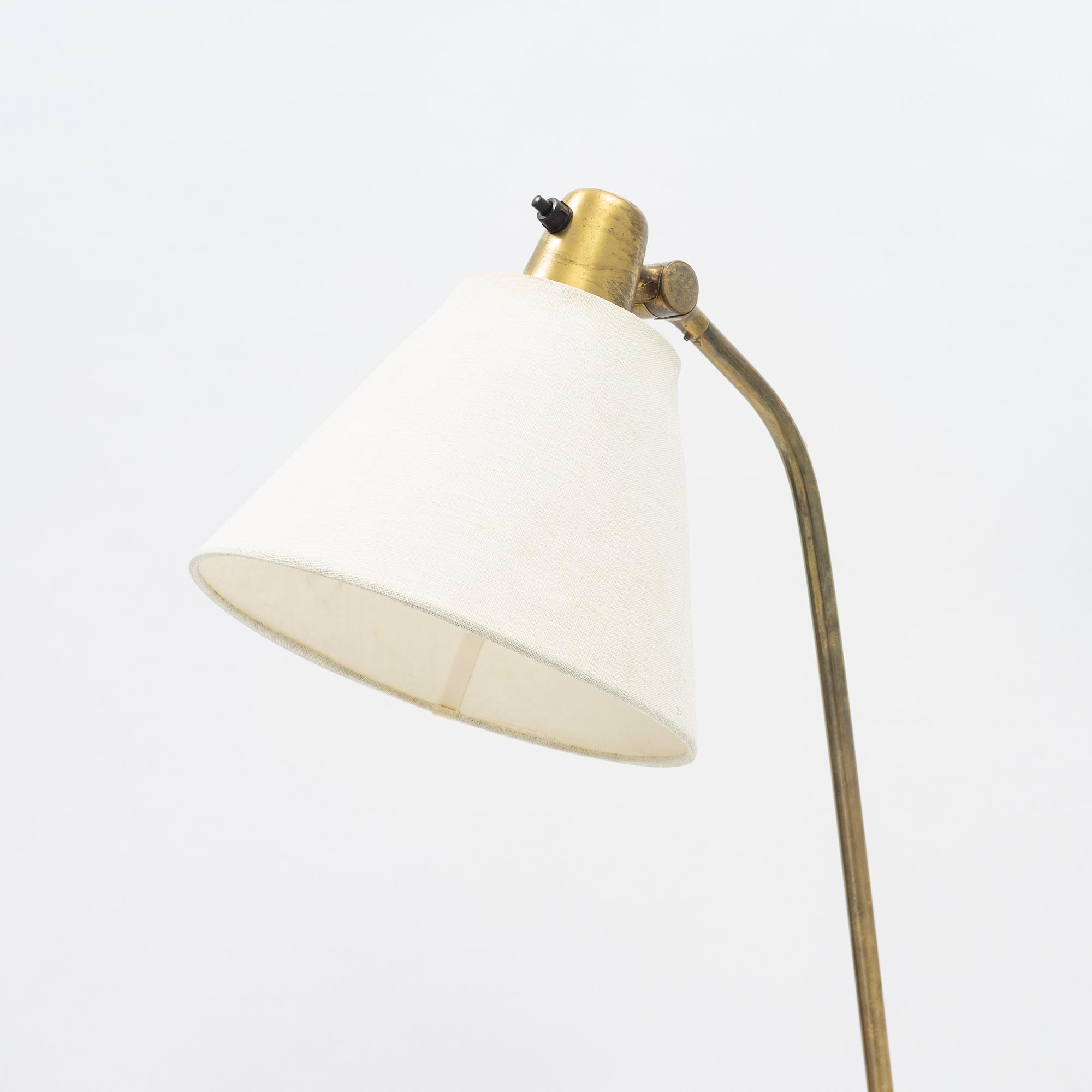 Bertil Brisborg, sannolikt. Golvlampa, Nordiska Kompaniet, 1950-tal.