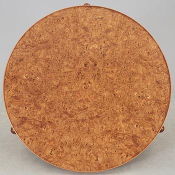 A Josef Frank burrwood sofa table, model 2139, Svenskt Tenn, Sweden.