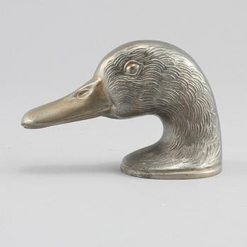 FLASKÖPPNARE, metall, "Ducky", Paris, 1900-talets andra hälft.
