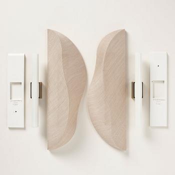 Erik Bratsberg, a pair of "Dune" wall lamps, his own studio, 2023.