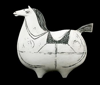 FIGURINER, 2st, stengods, "Springare", Stig Lindberg, Gustavsberg, sign.