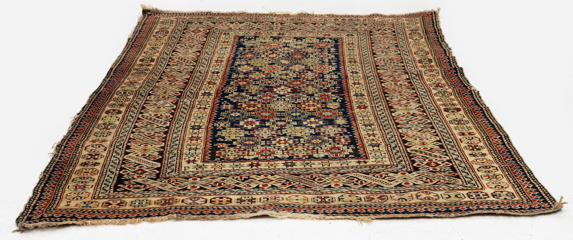 An antique Chi Chi rug, Northeast Caucasus, c. 180 x 120 cm.