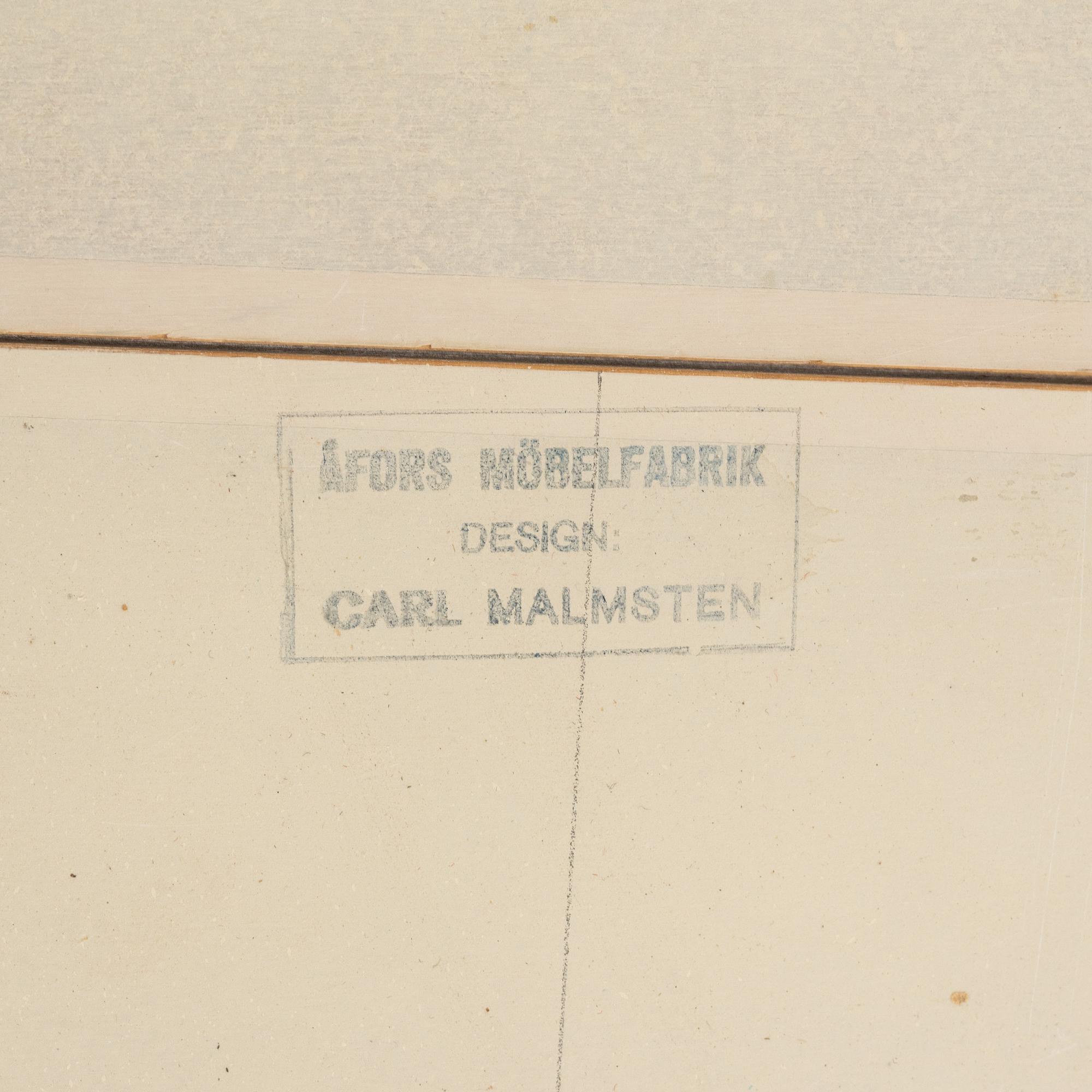 Carl Malmsten, matbord "Herrgården", Åfors Möbelfabrik.