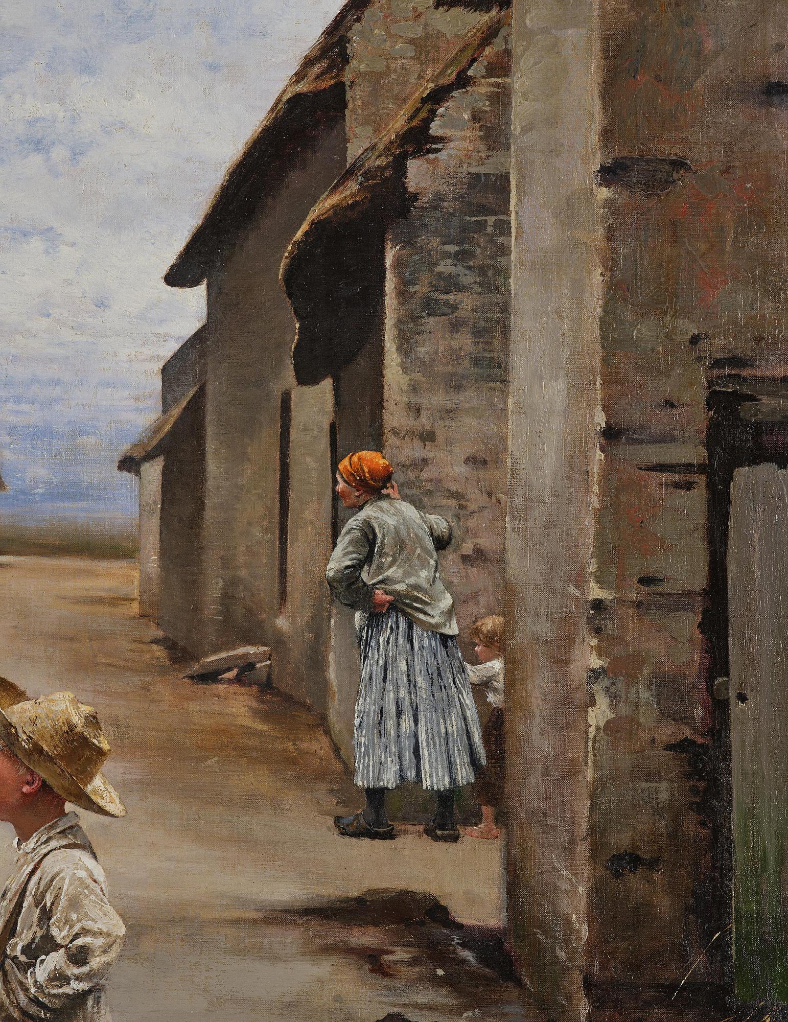August Hagborg, Fransk bygata.