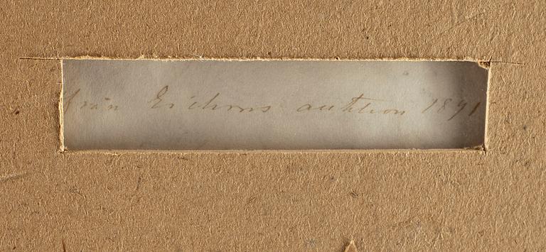 JOSEPH MAGNUS STÄCK, blyertsteckning, sign o möjl senare dat 1836.